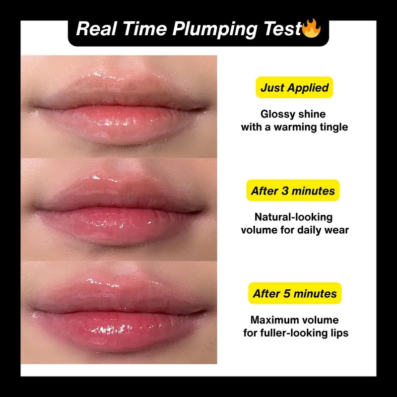 Spicy Lip Plumper — Fuller-Looking Lip Plumper Gloss. Non-Sticky. High-Shine Finish